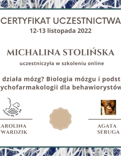 Jak działą mózg? Biologia mózgu i podstawy działania psychofarmakologii dla behawiorystów